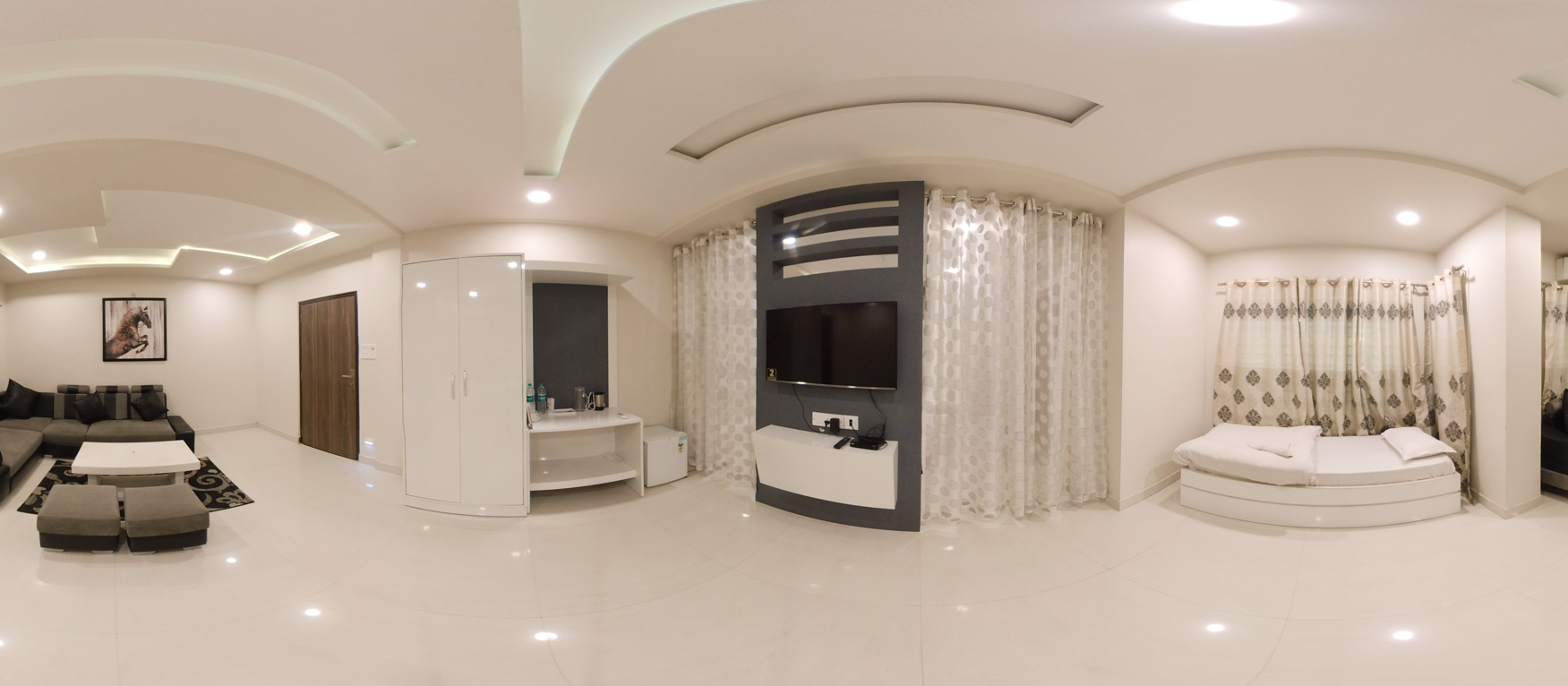 Comfortable hotel room at Hotel Raj Palace Dibrugarh